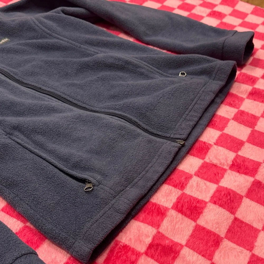 Columbia Dark Blue Full-Zip Fleece Jacket - Picture 4 of 6